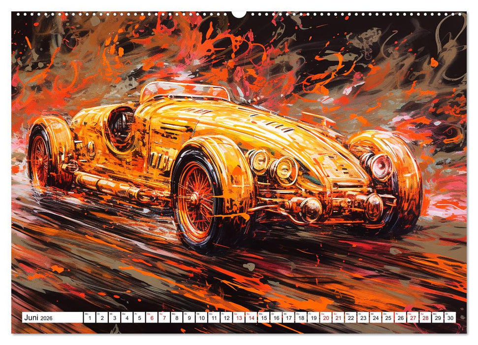 Neon Speed (CALVENDO Premium Wandkalender 2026)