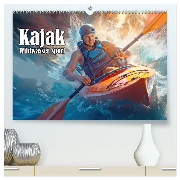 Kayak Wildwasser Sport (CALVENDO Premium Wandkalender 2026)