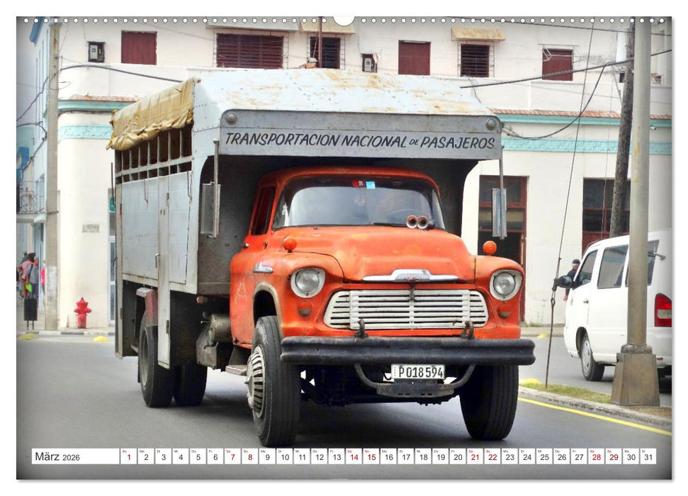 LKW-Busse - Made in Cuba (CALVENDO Wandkalender 2026)