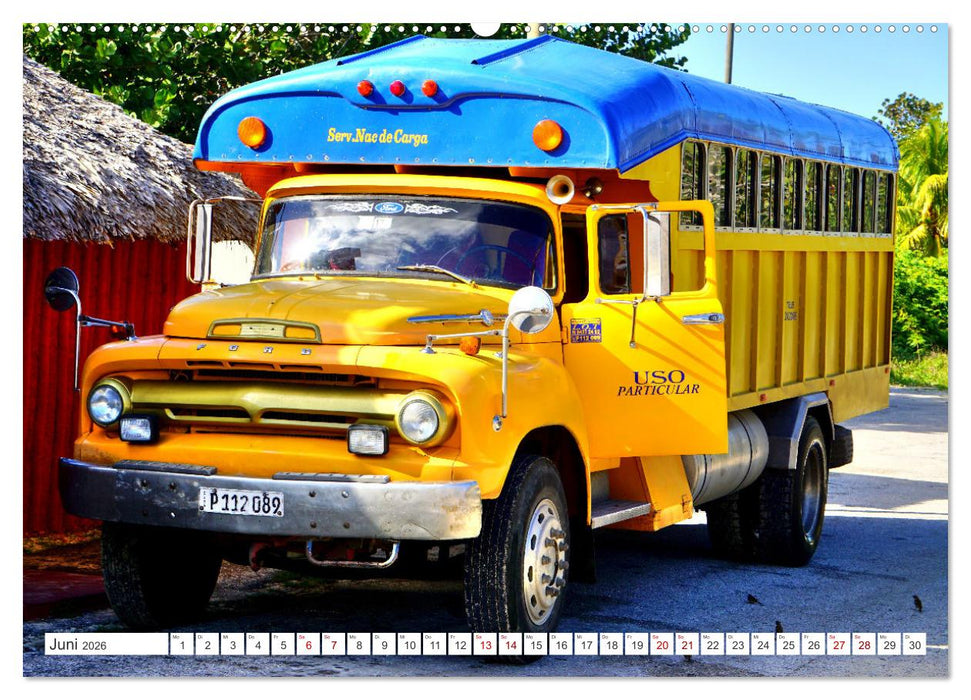 LKW-Busse - Made in Cuba (CALVENDO Wandkalender 2026)