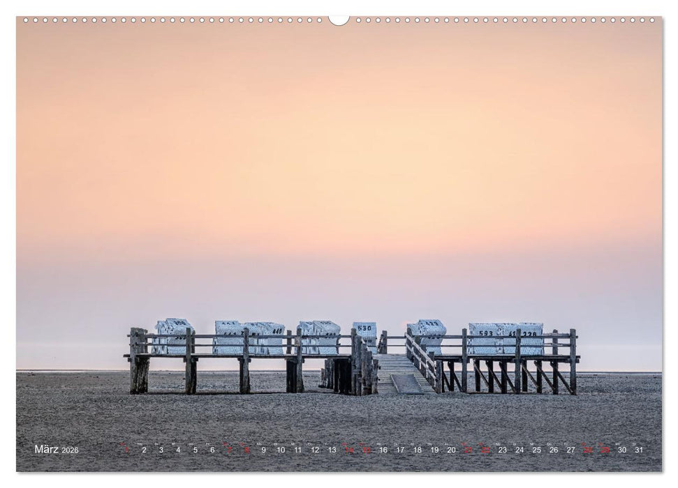 Nordseeurlaub in St. Peter-Ording (CALVENDO Premium Wandkalender 2026)