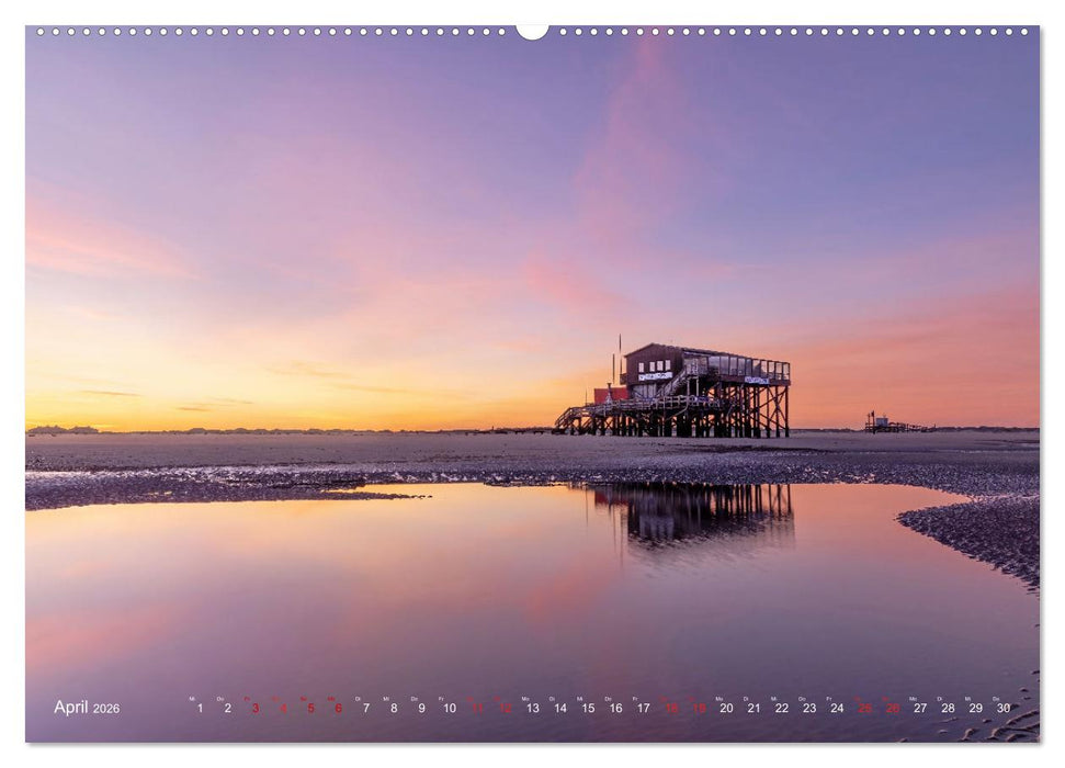 Nordseeurlaub in St. Peter-Ording (CALVENDO Premium Wandkalender 2026)