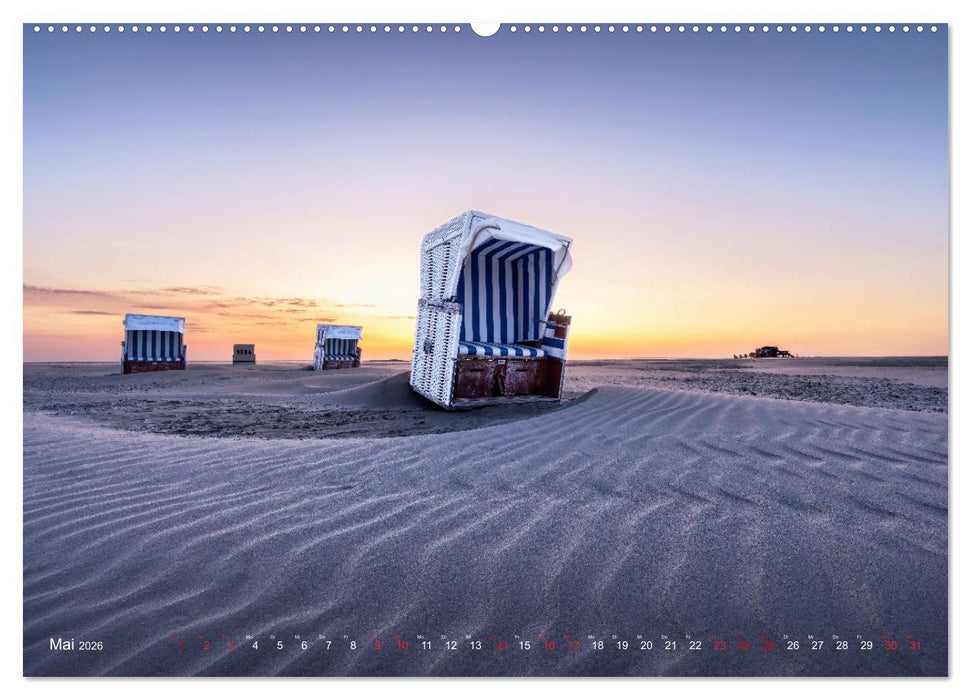 Nordseeurlaub in St. Peter-Ording (CALVENDO Premium Wandkalender 2026)