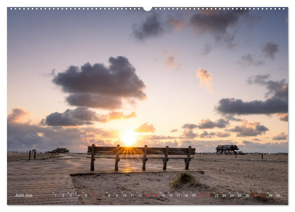 Nordseeurlaub in St. Peter-Ording (CALVENDO Premium Wandkalender 2026)