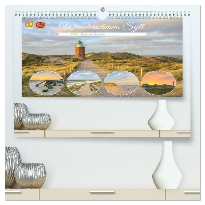 Wunderschönes Sylt - Perle der Nordsee (CALVENDO Premium Wandkalender 2026)