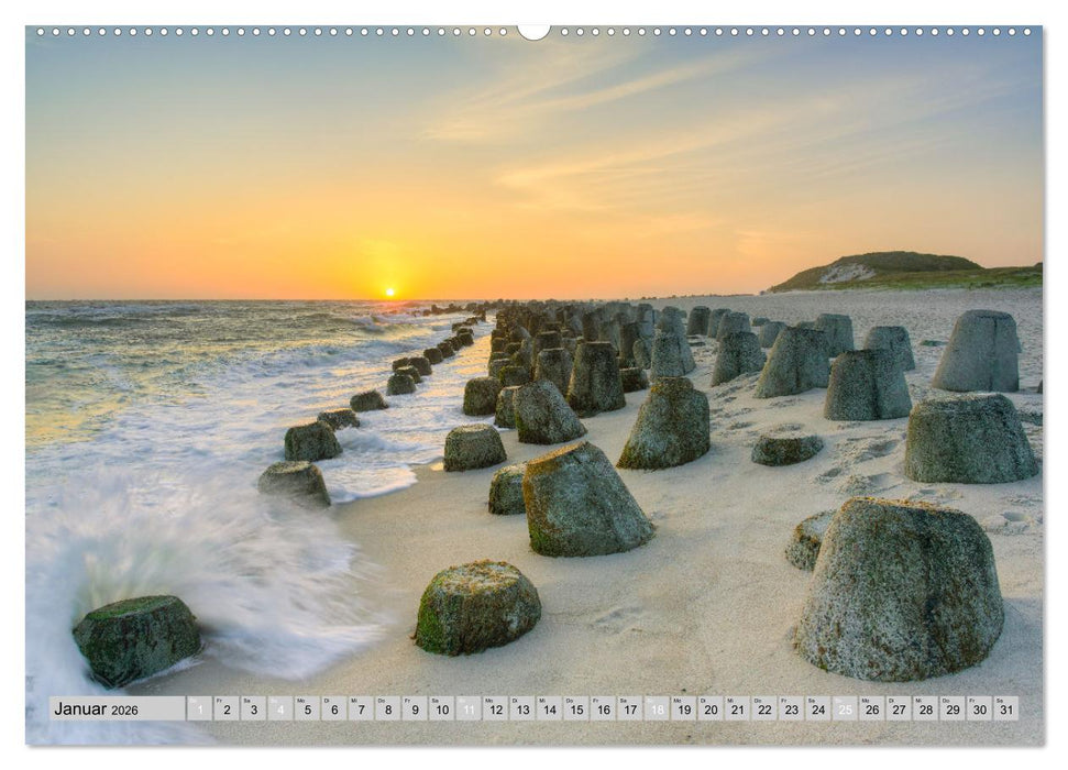 Wunderschönes Sylt - Perle der Nordsee (CALVENDO Premium Wandkalender 2026)