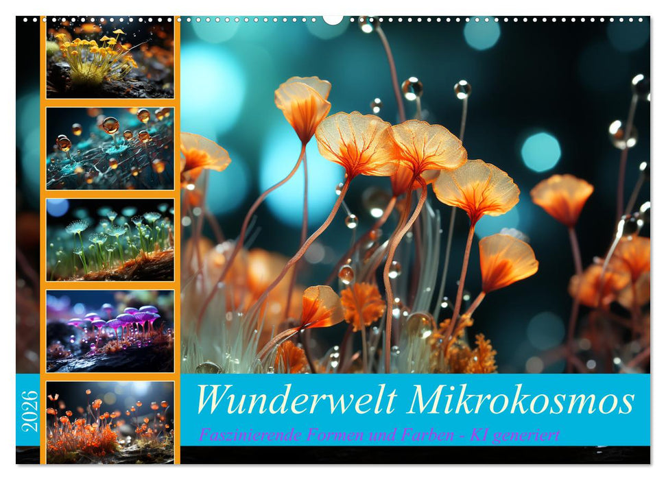 Wunderwelt Mikrokosmos (CALVENDO Wandkalender 2026)
