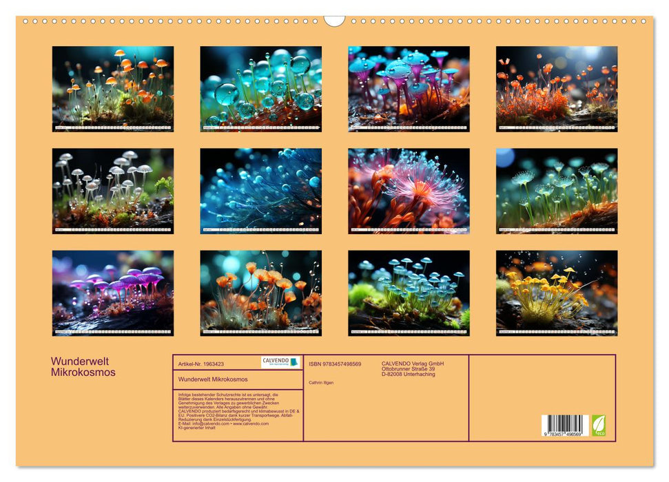 Wunderwelt Mikrokosmos (CALVENDO Wandkalender 2026)