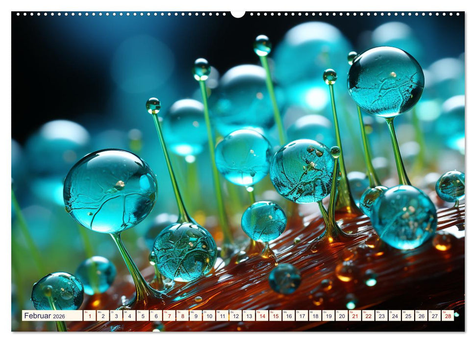 Wunderwelt Mikrokosmos (CALVENDO Wandkalender 2026)