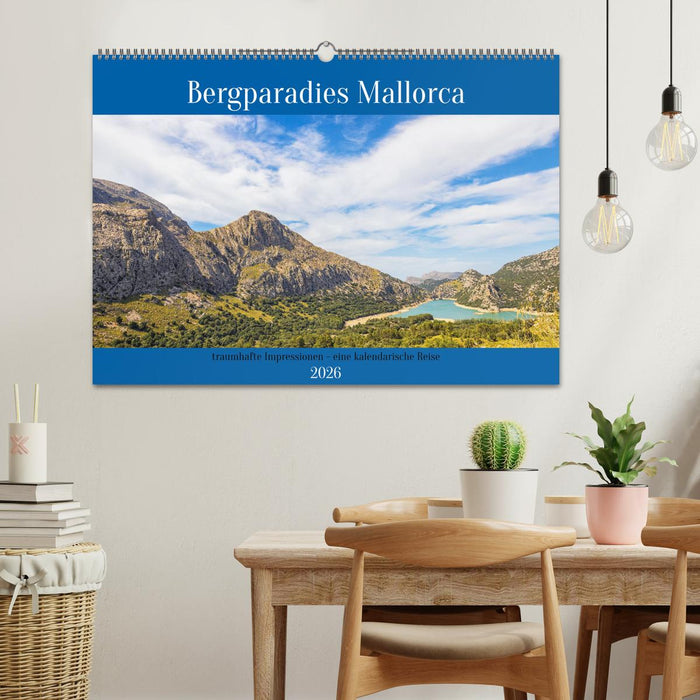 Bergparadies Mallorca (CALVENDO Wandkalender 2026)