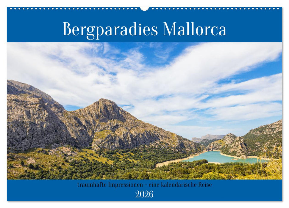 Bergparadies Mallorca (CALVENDO Wandkalender 2026)