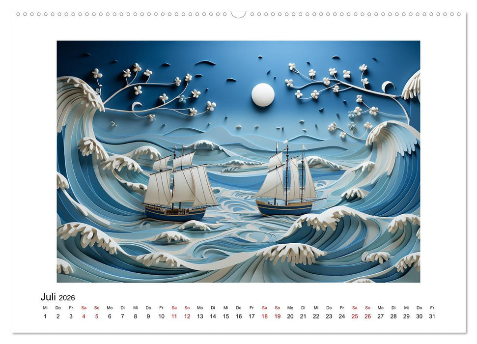 Paper Art (CALVENDO Premium Wandkalender 2026)