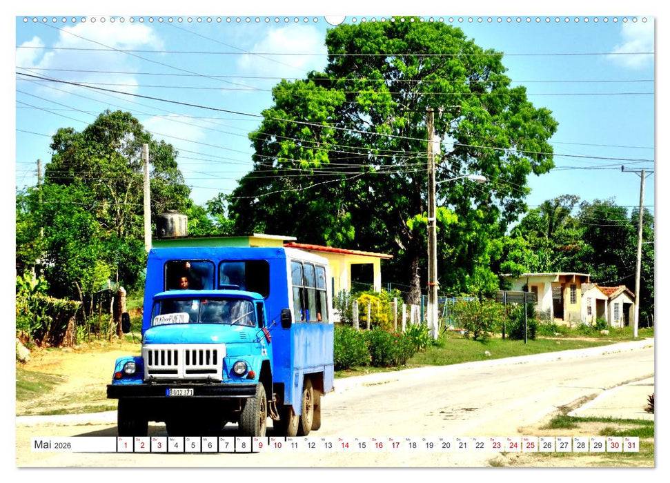 LKW-Busse - Made in Cuba (CALVENDO Premium Wandkalender 2026)