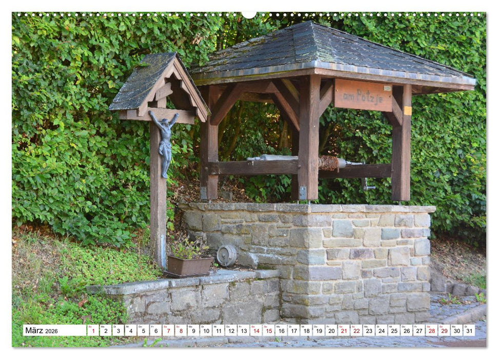 Kreuze und Kruzifixe rund um Simmerath in der Eifel (CALVENDO Wandkalender 2026)