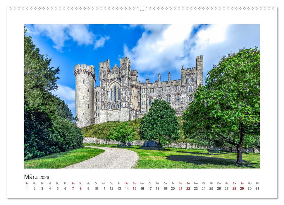 Südengland - Impressionen aus dem Südwesten von England (CALVENDO Wandkalender 2026)