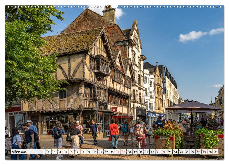 England - Oxford (CALVENDO Premium Wandkalender 2026)