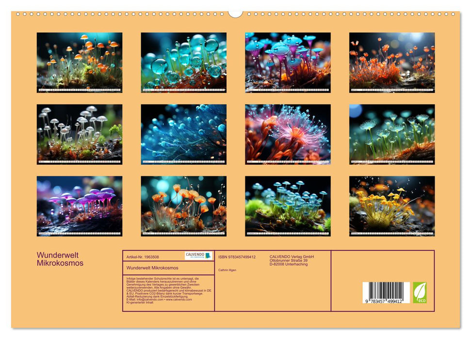 Wunderwelt Mikrokosmos (CALVENDO Premium Wandkalender 2026)
