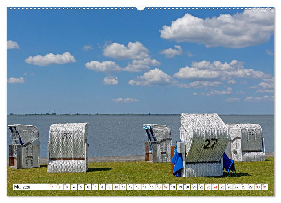 Moin Nordfriesland - Urlaub an der Nordseeküste (CALVENDO Wandkalender 2026)