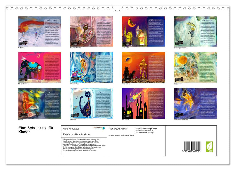 Eine Schatzkiste für Kinder (CALVENDO Wandkalender 2026)