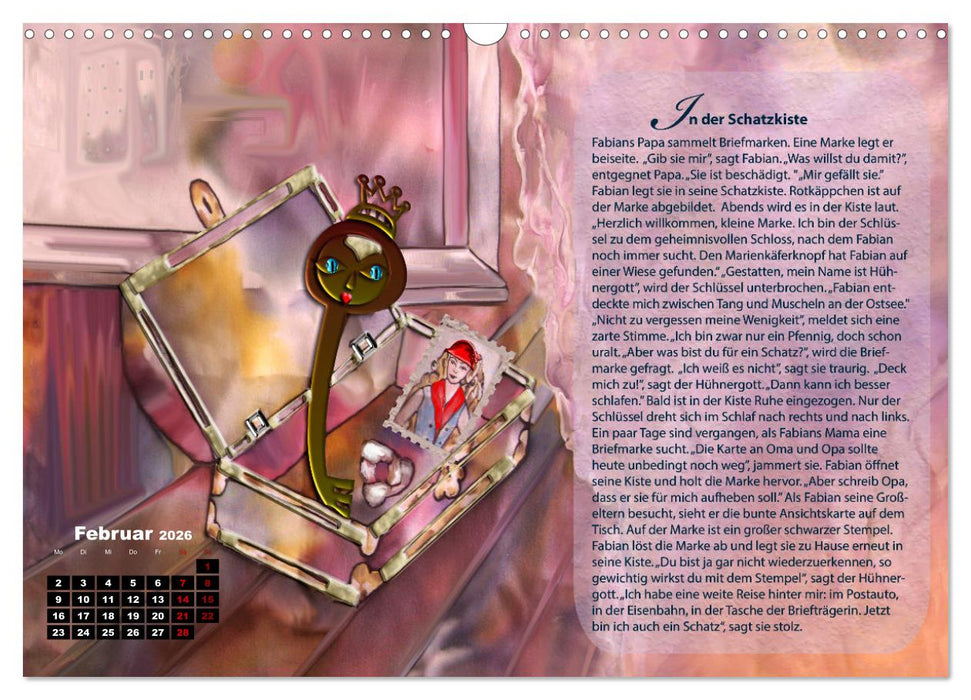 Eine Schatzkiste für Kinder (CALVENDO Wandkalender 2026)