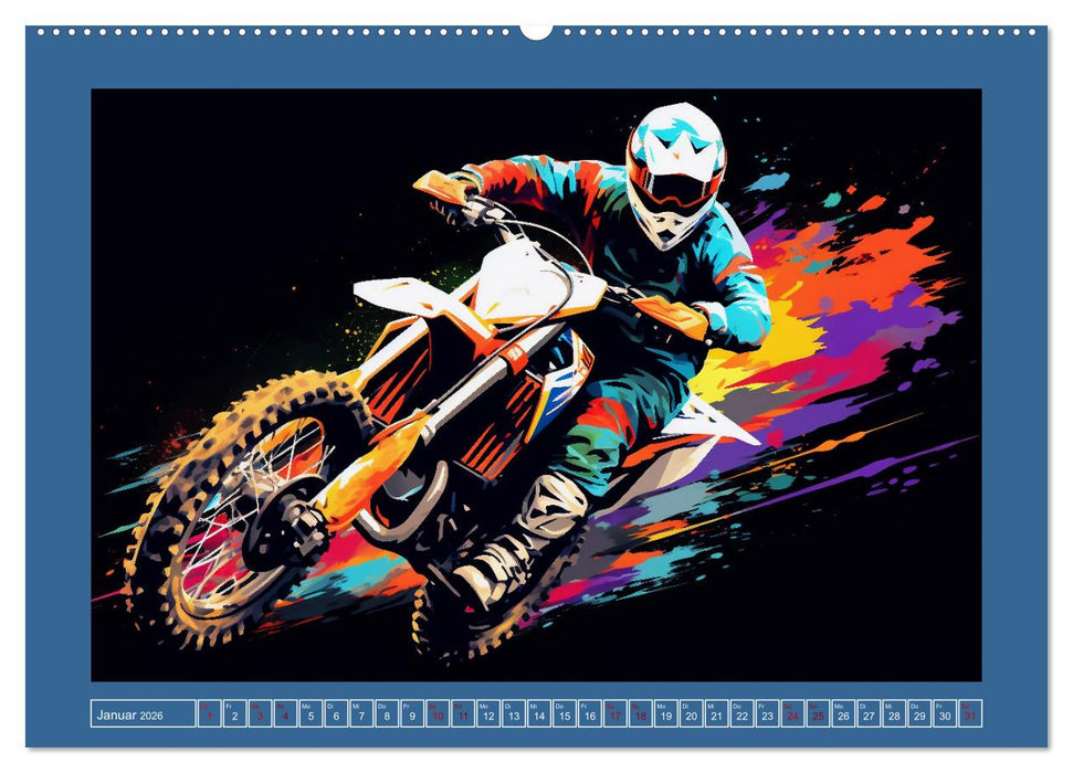 Stunts und Staub - das ultimative Abenteuer (CALVENDO Premium Wandkalender 2026)