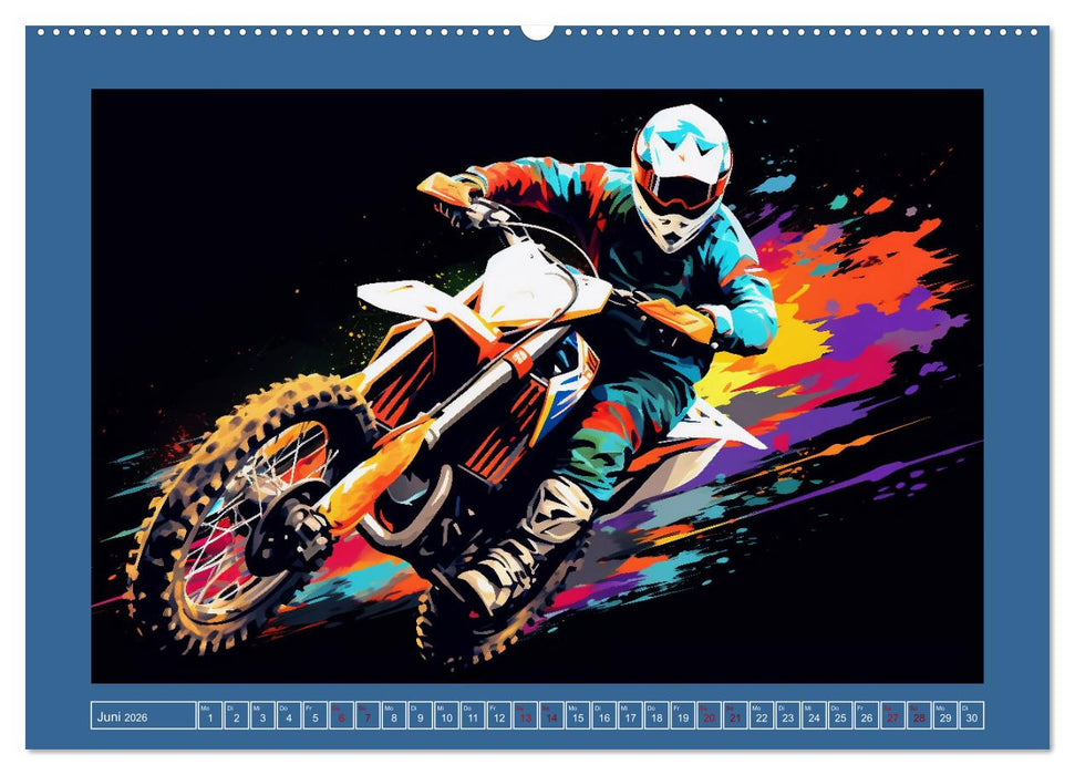 Stunts und Staub - das ultimative Abenteuer (CALVENDO Premium Wandkalender 2026)