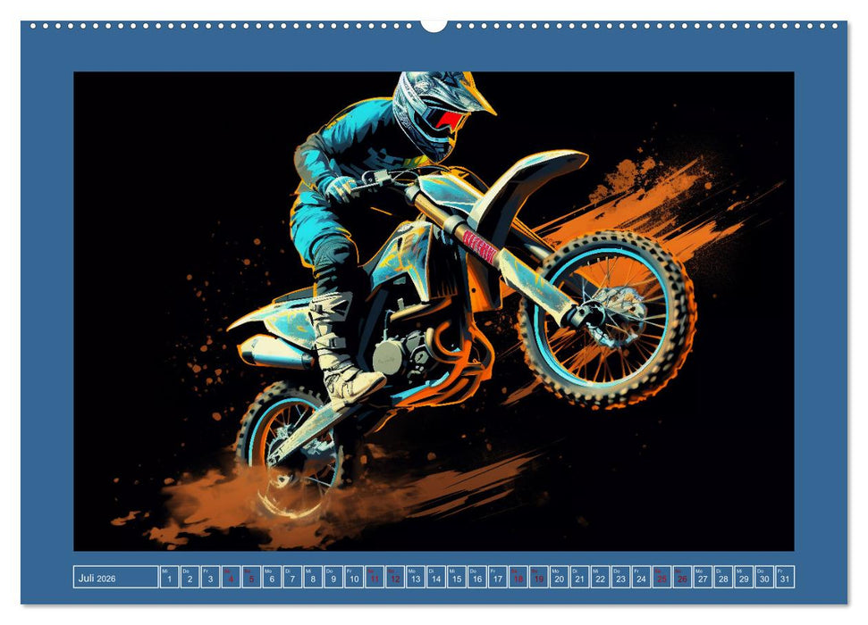 Stunts und Staub - das ultimative Abenteuer (CALVENDO Premium Wandkalender 2026)