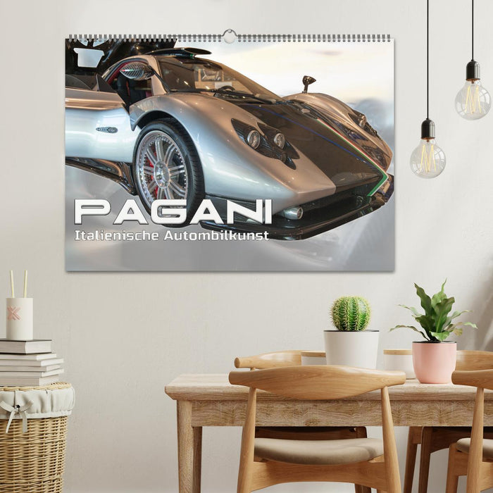 Pagani italienische Automobilkunst (CALVENDO Wandkalender 2026)