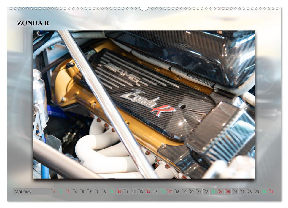 Pagani italienische Automobilkunst (CALVENDO Wandkalender 2026)