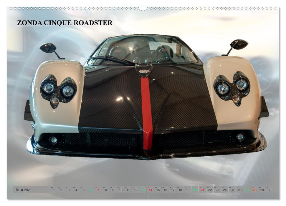 Pagani italienische Automobilkunst (CALVENDO Wandkalender 2026)