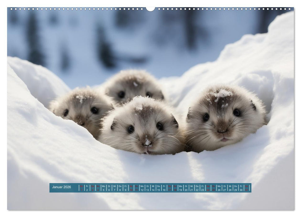 Nach Art der Lemminge (CALVENDO Wandkalender 2026)