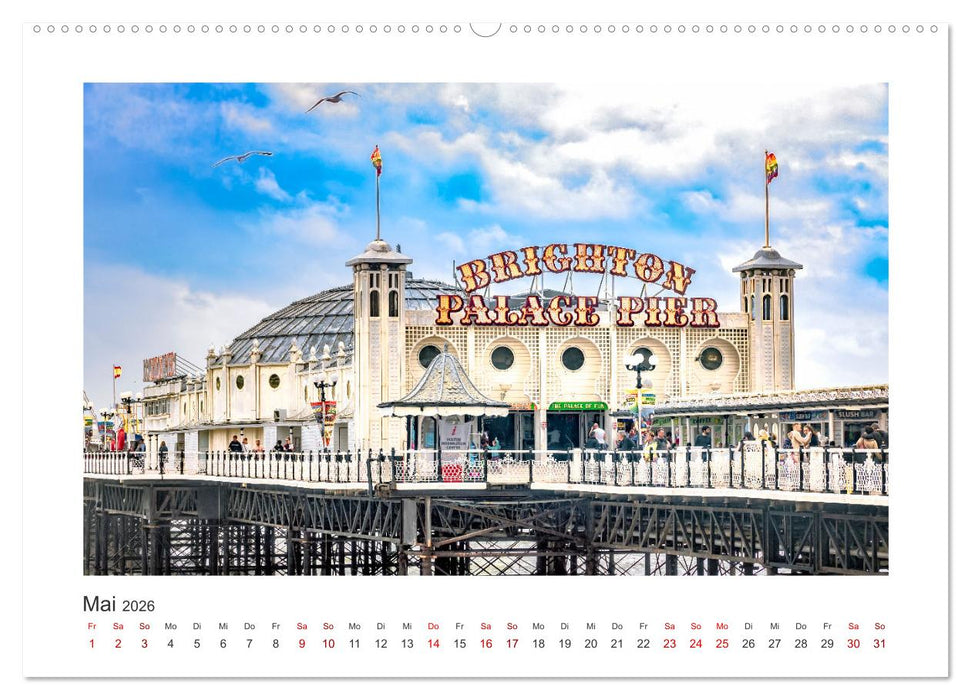 Südengland - Impressionen aus dem Südwesten von England (CALVENDO Premium Wandkalender 2026)