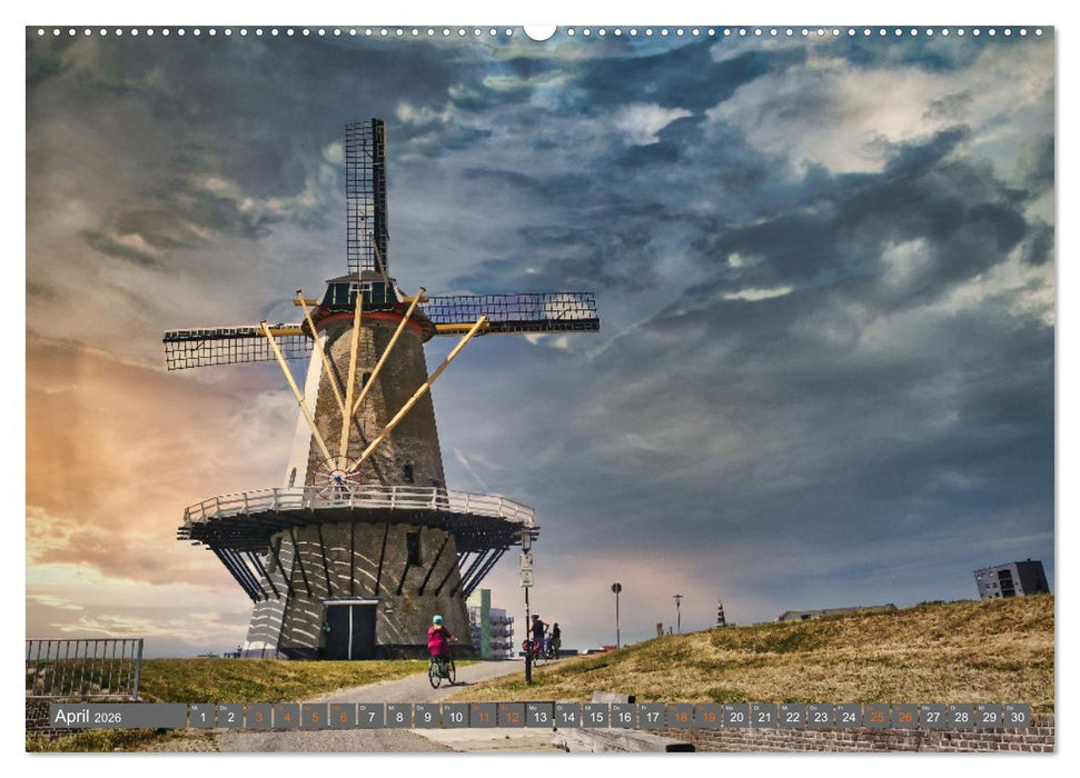 Zeeland - Urlaubsträume zwischen Breskens und Domburg (CALVENDO Premium Wandkalender 2026)