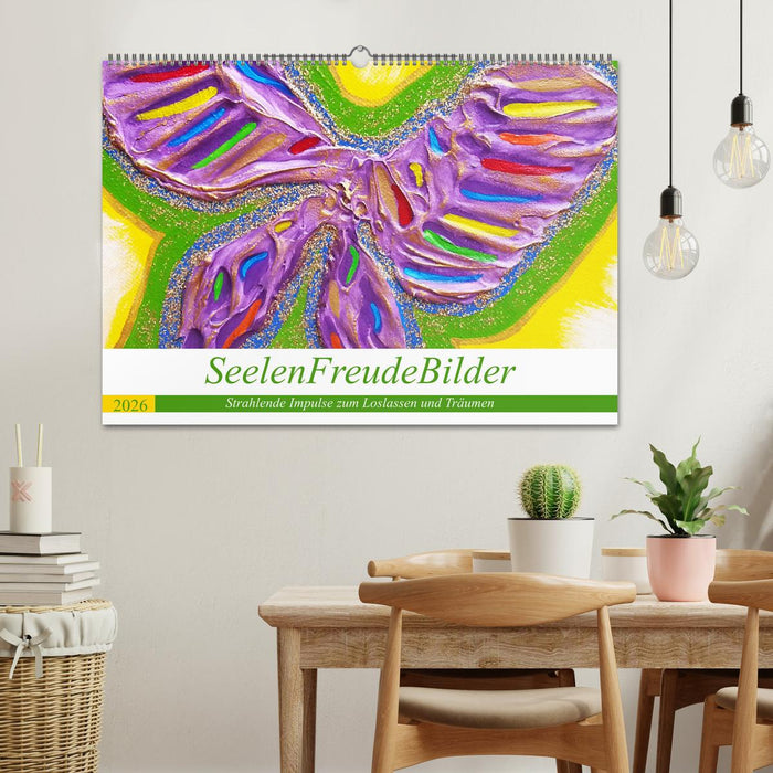 SeelenFreudeBilder - Strahlende Impulse zum Loslassen und Träumen (CALVENDO Wandkalender 2026)
