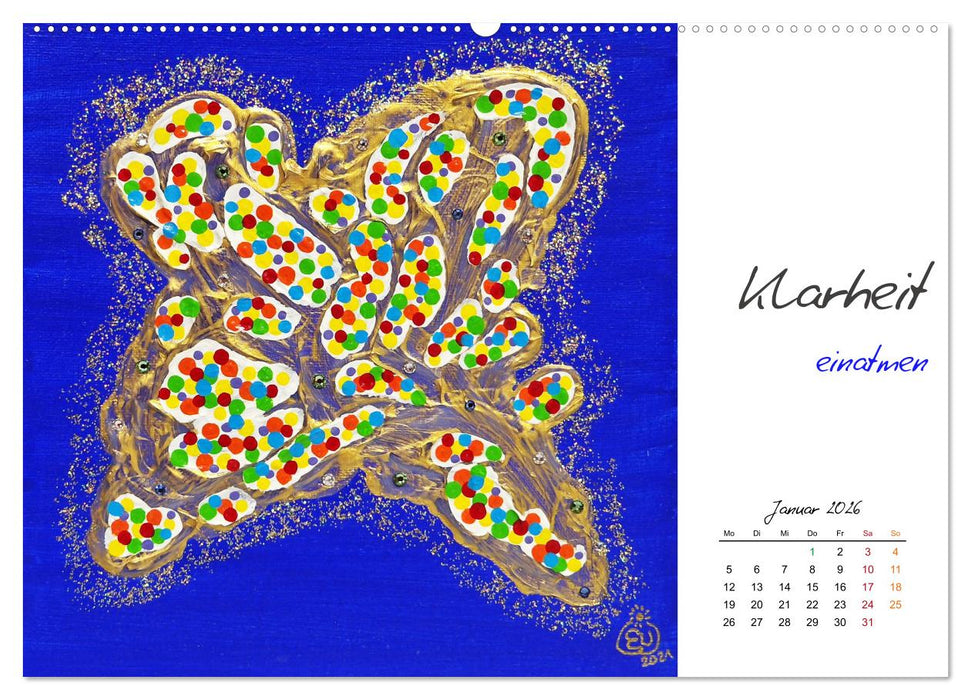 SeelenFreudeBilder - Strahlende Impulse zum Loslassen und Träumen (CALVENDO Wandkalender 2026)