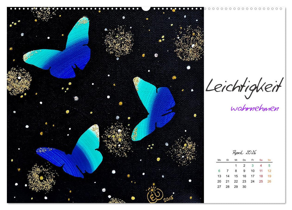 SeelenFreudeBilder - Strahlende Impulse zum Loslassen und Träumen (CALVENDO Wandkalender 2026)