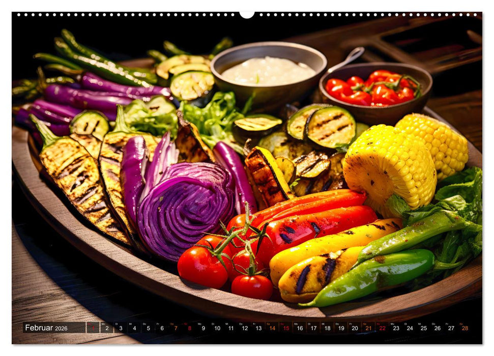 BBQ Feuerzauber - Grillkalender (CALVENDO Premium Wandkalender 2026)
