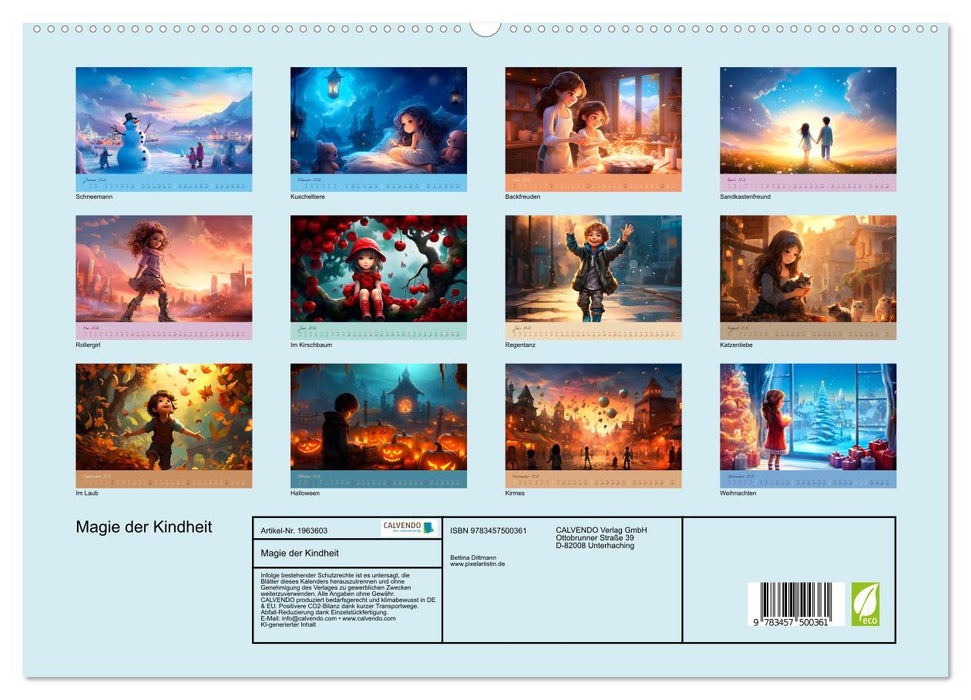 Magie der Kindheit (CALVENDO Premium Wandkalender 2026)