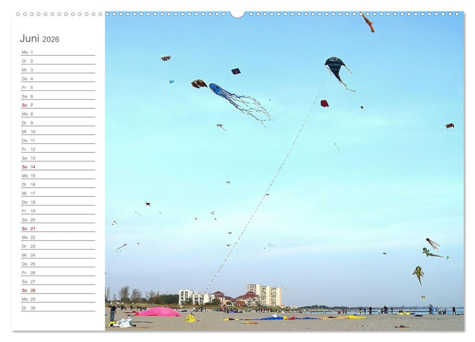 Fehmarn, Rügen und Usedom - Impressionen von den drei großen Ostseeinseln (CALVENDO Premium Wandkalender 2026)