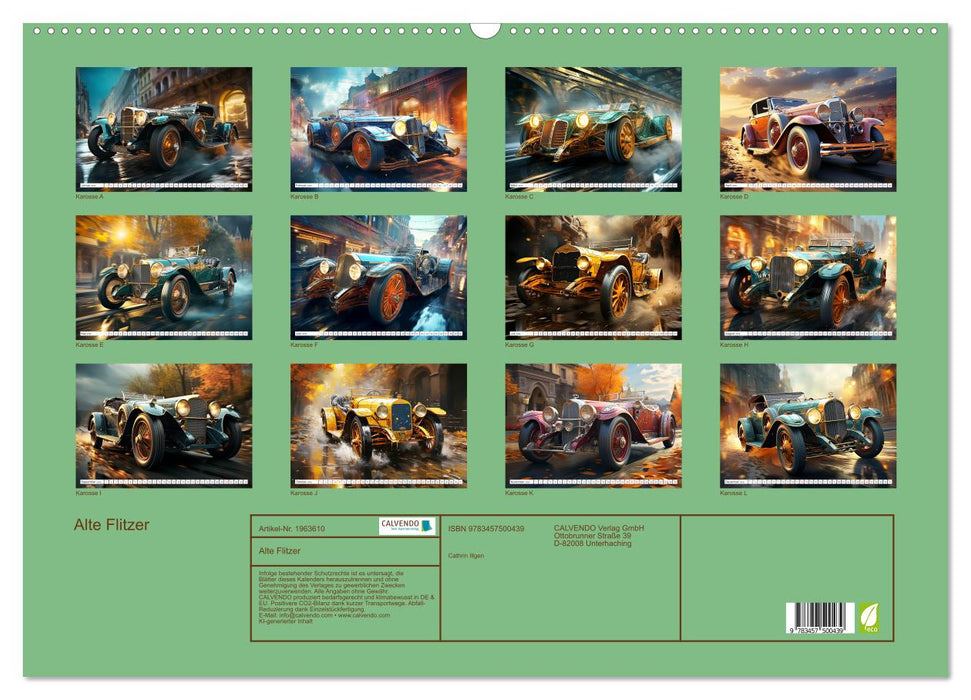 Alte Flitzer (CALVENDO Wandkalender 2026)
