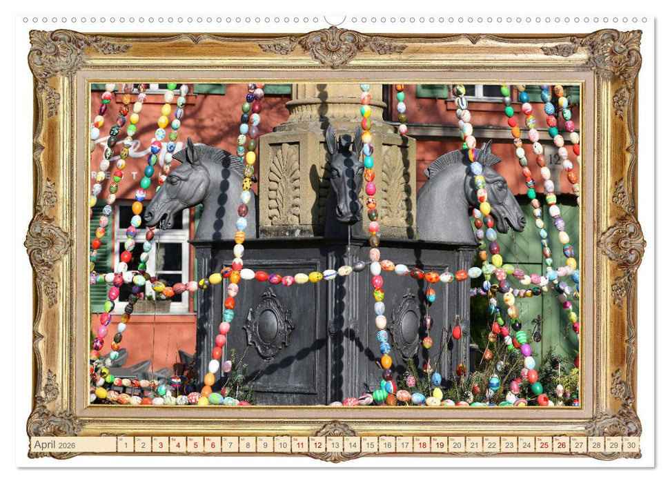 Pferde sind Kunst - horizontal (CALVENDO Wandkalender 2026)