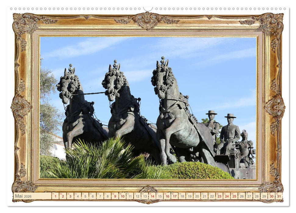 Pferde sind Kunst - horizontal (CALVENDO Wandkalender 2026)