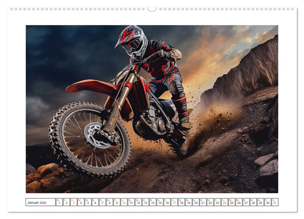Motorcross Welt (CALVENDO Premium Wandkalender 2026)