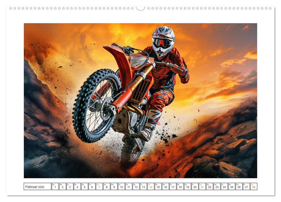 Motorcross Welt (CALVENDO Premium Wandkalender 2026)
