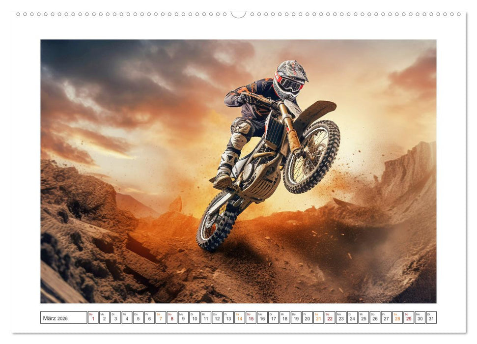 Motorcross Welt (CALVENDO Premium Wandkalender 2026)