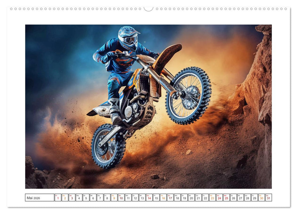 Motorcross Welt (CALVENDO Premium Wandkalender 2026)