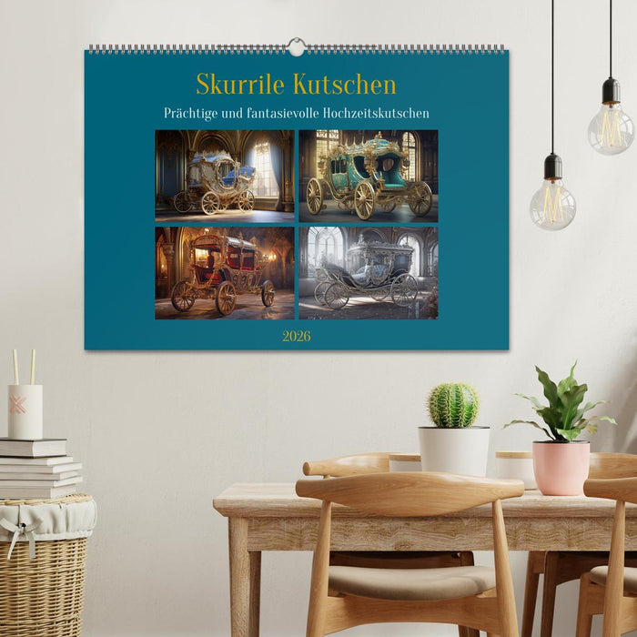 Skurrile Kutschen (CALVENDO Wandkalender 2026)