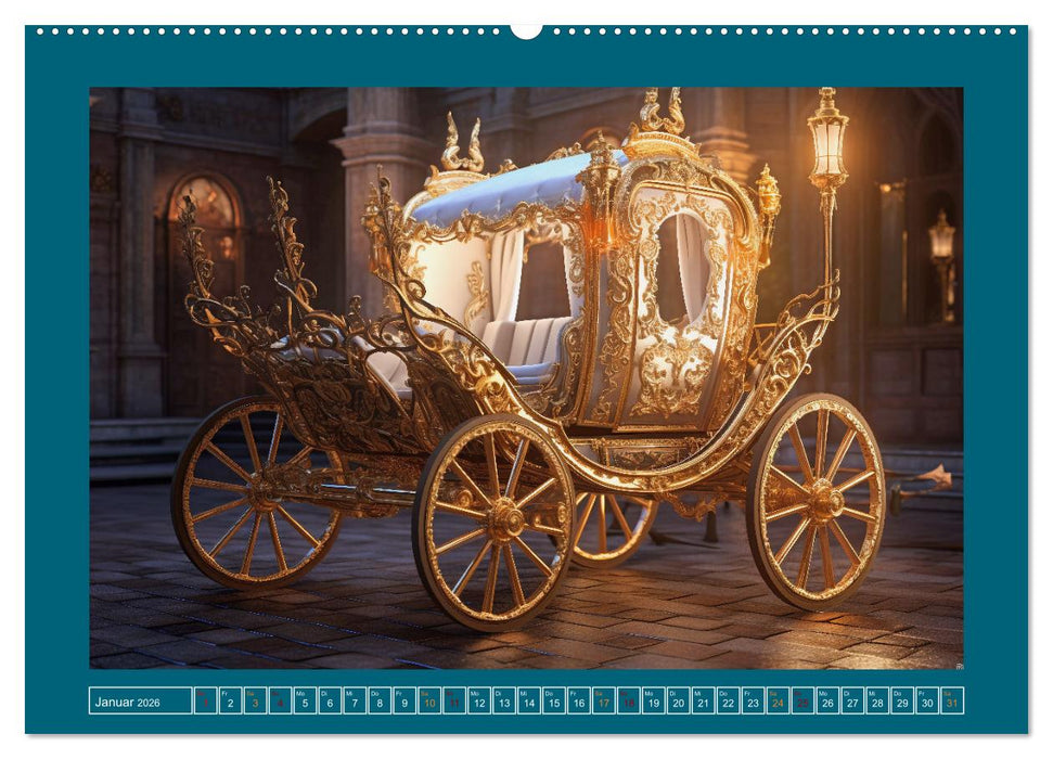 Skurrile Kutschen (CALVENDO Wandkalender 2026)