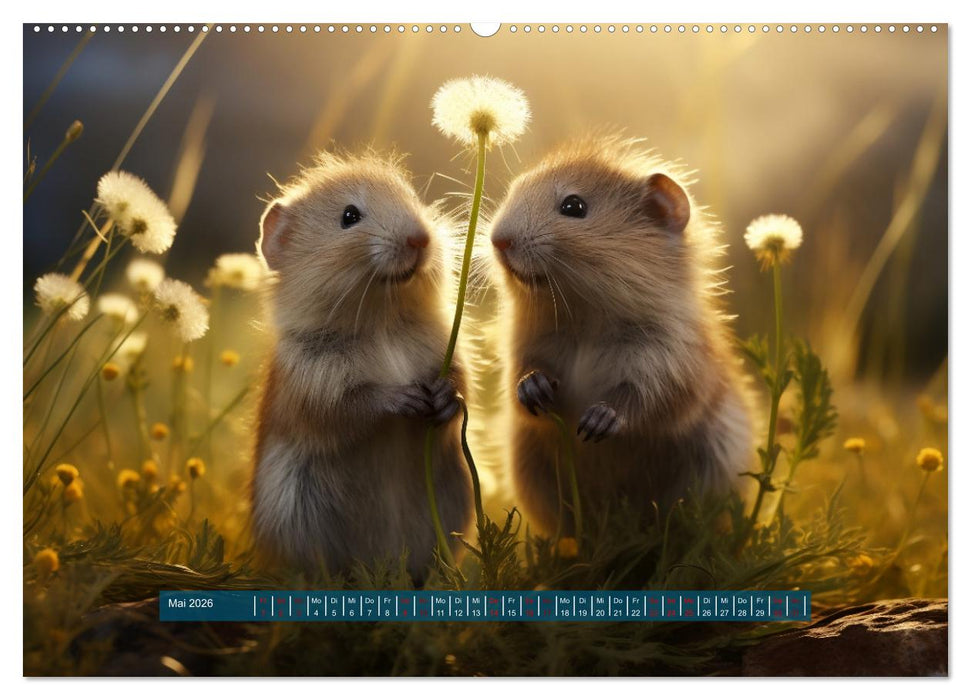 Nach Art der Lemminge (CALVENDO Premium Wandkalender 2026)