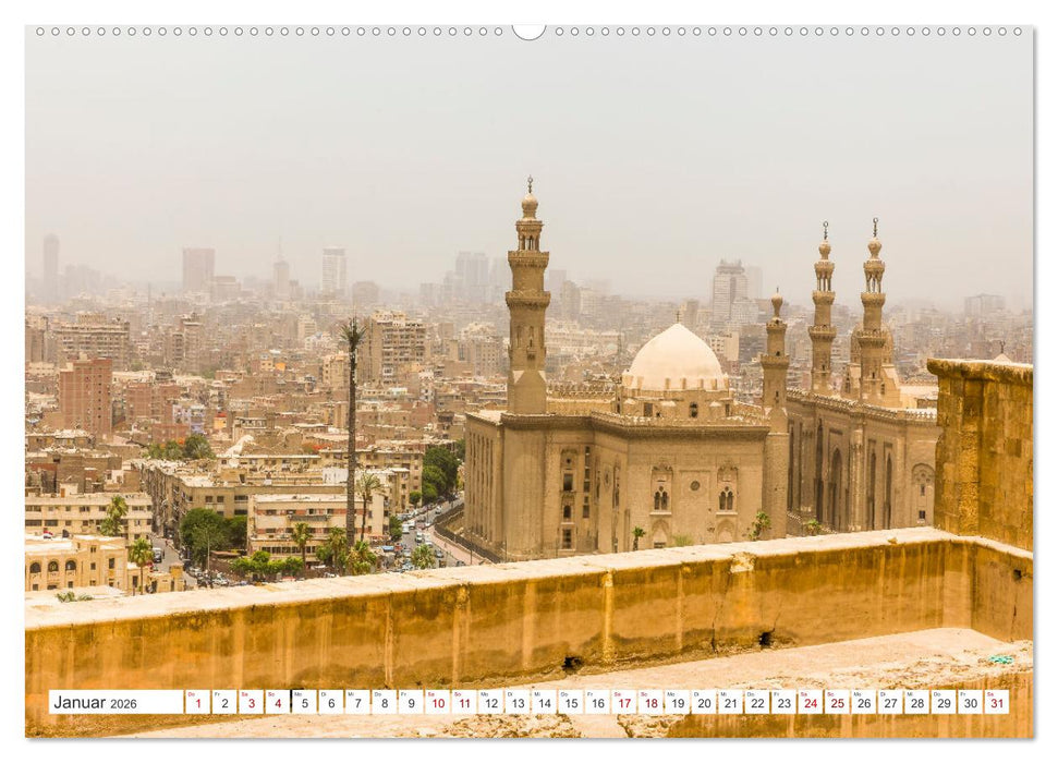 KAIRO Die ägyptische Metropole am Nil (CALVENDO Wandkalender 2026)